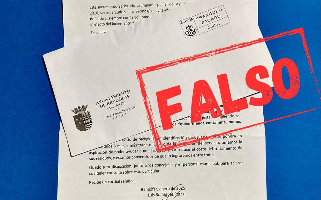 BASTA DE MENTIRAS DEL PARTIDO POPULAR: La subida de la tasa de basuras es consecuencia de la ineptitud del PP y no del Gobierno central.